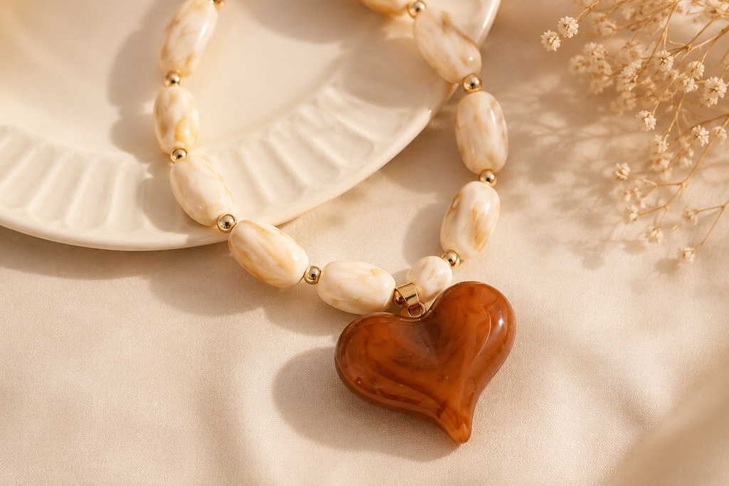 Collar Corazón Caribe